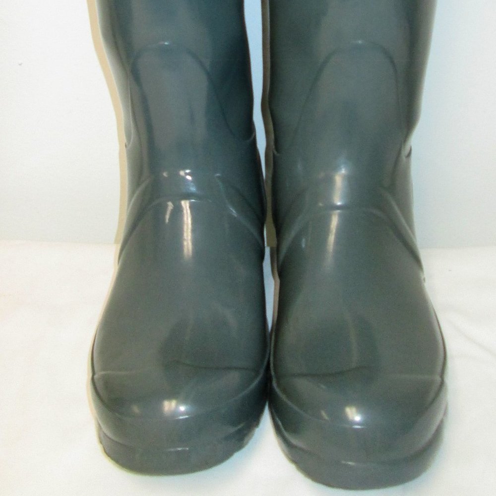 Women's Original Tall Gloss Rain Boots: Slate grey